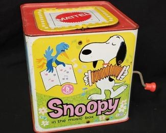1950s Snoopy In The Music Box