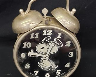1970s West German Snoopy Alarm Clock