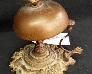 1920s Cast Iron Front Desk Bell