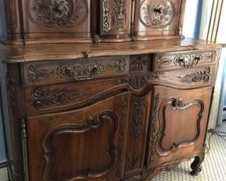 001 French Provincial Antique Sideboard