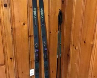 Cross Country Skis and Poles