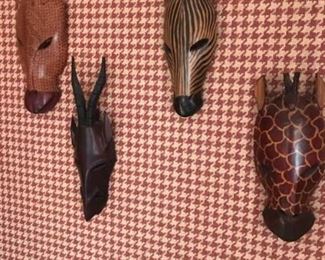 Four African Masks