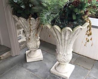 Pair of Tall Planters