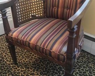 Pecan Barrel Chair