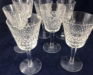 Seven Waterford Goblets