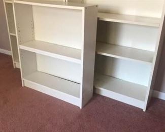 Three IKEA Shelf Units