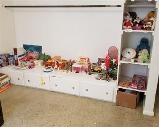 vintage toys and plush
