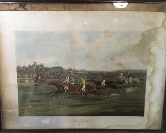 Vintage lithograph print