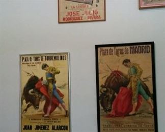 Spanish bullfighting posters from the 1960s