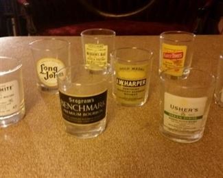 vintage whiskey glasses