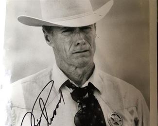 clint eastwood autograph