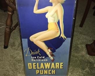 Delaware Punch ad sign