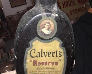 Calverts whskey display