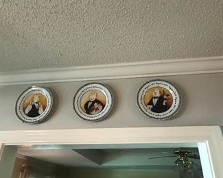 Decorative plates/chef theme