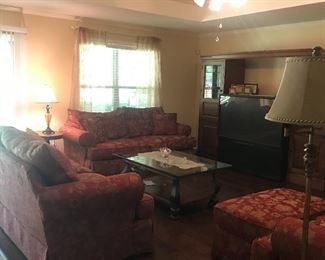 Seating, tables, lamps