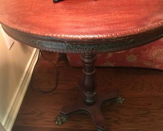 Antique side/lamp table