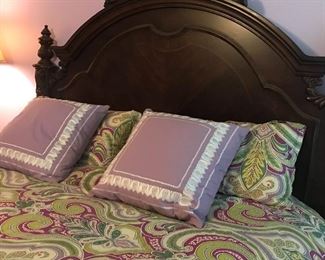 Ornate king bed