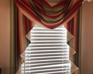 Window treatments and hardware available.  There are two of these for single windows.  