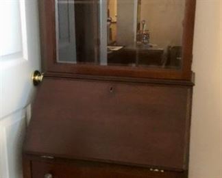 Antique mahogany secretary.  