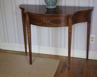 Pair Baker console tables