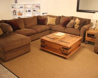 Crate & Barrel sectional sofa