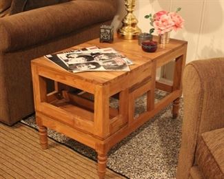 Library steps / end table