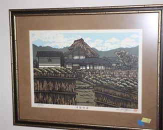 Katsuyuki Nishijima print "Kiso Road"