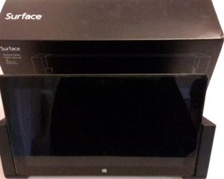 Surface computer with docking station.