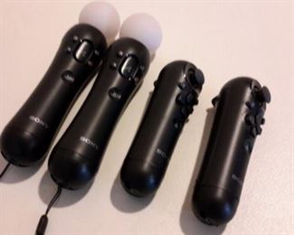 Sony motion and navigation controllers