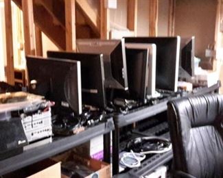 Electronics heaven!! Speakers, Playstation, Xbox, games, controllers, docks, Apple, Amazon, laptops, stereos, receivers, antennas, projectors, surge protectors, HDMI and cable, computer/gaming cameras, monitors, and MORE!!