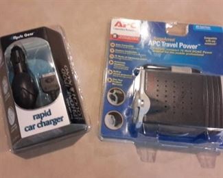 Car and travel chargers.