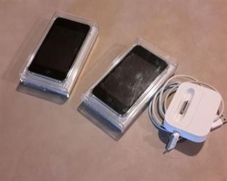 iPod iTouch A1288 8gb, with box and 32gb with charging base, cord and box.