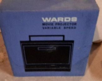 Vintage Wards movie projector, in box.