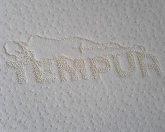 Queen Tempurpedic mattress and box springs.