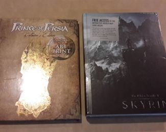 Prince of Persia Collector's Edition, sealed, and Skyrim The Elders Scrolls V, sealed.