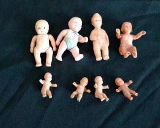 Vintage dollhouse babies.