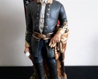 American Porcelain McCormick Distilling Company Decanters. J.E.B Stuart, with styrofoam box.