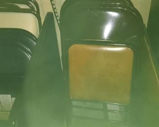 Card tables and chairs.