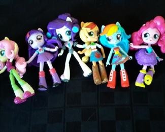 Equestria dolls from My Little Pony.