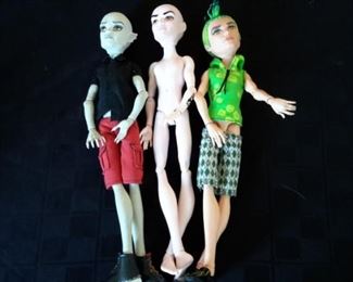 Monster High dolls.