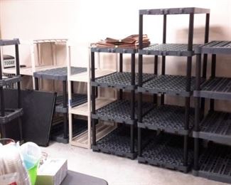 MANY shelving units!