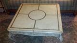 Leather Top Table