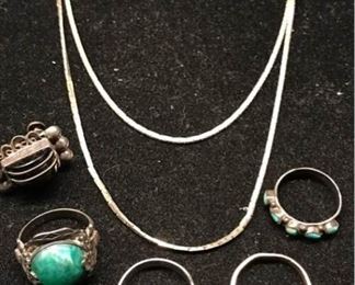 K093 Italian Chain  Assortment of Rings