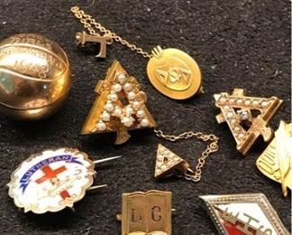 K098 Pins High School College Church