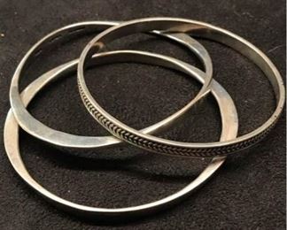 S012 Taxco Sterling Cuffs