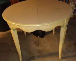 40" Round Painted Table