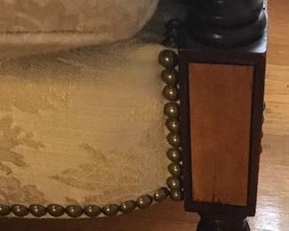 Detail of sofa leg