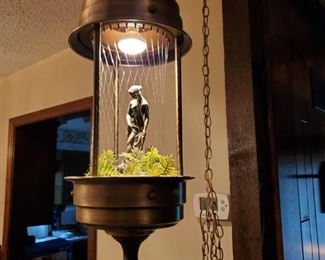 Vintage Rain Goddess Lamp
