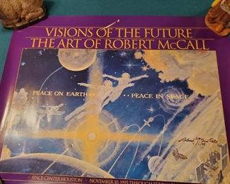 Robert McCall Signed Poster