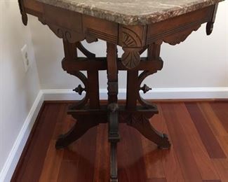 marble top table